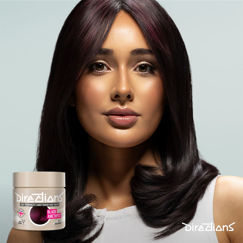 Directions - Black Amethyst Semi permanente haarverf - Zwart